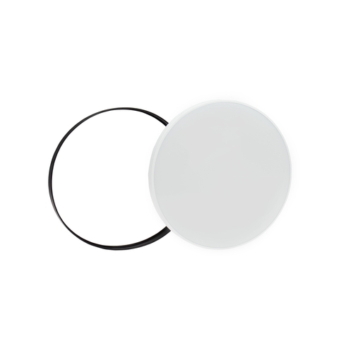 Prüfen Nymphea Black &amp; White Rings 32 Ww 230 V 115st Ip54 Fi380x55 White/Black Round.