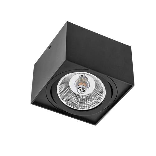 Prüfen Chloe Ar111 Aufputz Gu10 250 V Ip20 145x145x100 Schwarz Quadratisch Beweglich