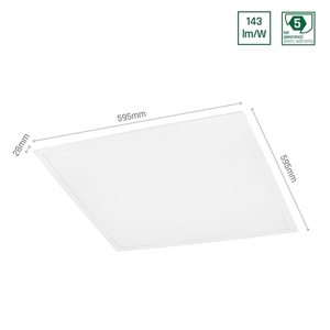 Algine Backlight Panel 30 W Cw 230 V 120st Ip20 600x600x28 Weiß 5 Jahre Garantie 4 Algine Backlight Panel 30 W Cw 230 V 120st Ip20 600x600x28 Weiß 5 Jahre Garantie small 4
