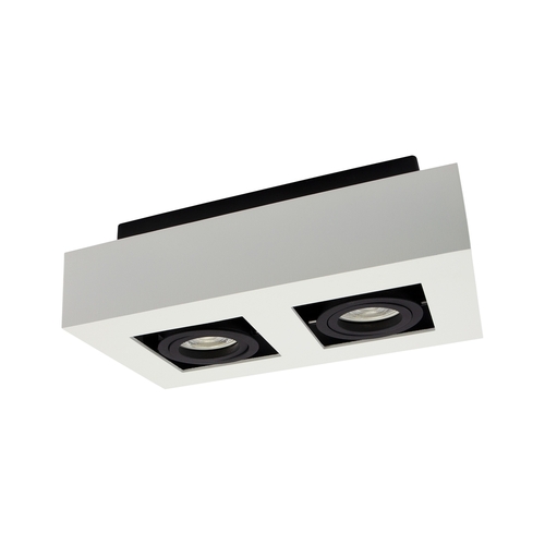Prüfen Mirora Gu10 X2 Aufputz Gu10 250 V Ip20 255 X145 X85 Mm Weiß Schwarz Rechtwinklig Beweglich