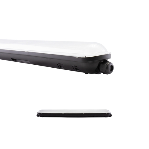 Prüfen Limea Gigant Hermetic 600mm 20 W Nw 230 V 120st Ip65 Ik09 600x72x70mm Schwarz