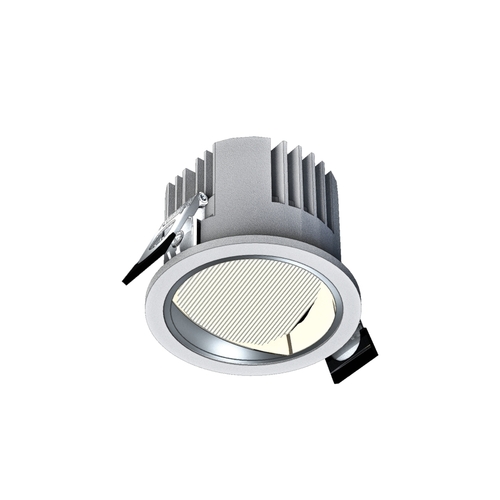 Prüfen Einbauleuchte WLD ASYMMETRIC Model M 20 W, Ø108 × 85 mm, weiß