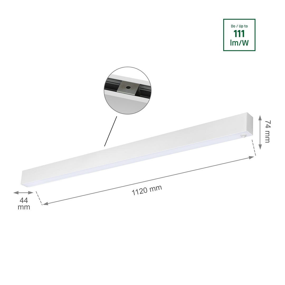 Prüfen Allday Go 840 36 W 230 V 112cm 115st Weißer Sensor 2 Jahre Garantie Allday Go 840 36 W 230 V 112cm 115st Weißer Sensor 2 Jahre Garantie