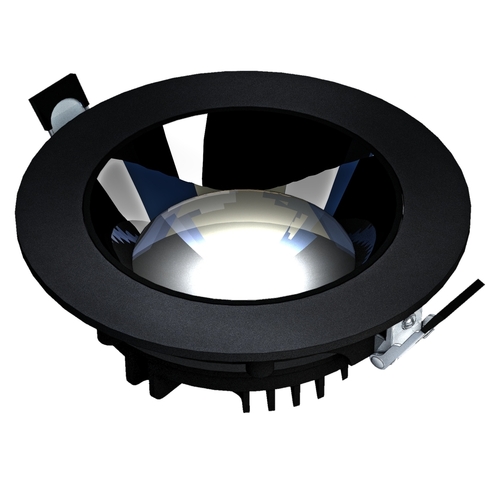 Prüfen Spiegel Model Xl Flush Mount, 30 W, 30°, 220x70 Mm, Farbe Schwarz