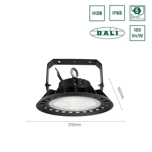 Plateo 3 High Bay 100 W Nw 230 V 90st Ip65 Ik08 270x160mm Schwarz 5 Jahre Garantie. Dali 4 Plateo 3 High Bay 100 W Nw 230 V 90st Ip65 Ik08 270x160mm Schwarz 5 Jahre Garantie. Dali small 4