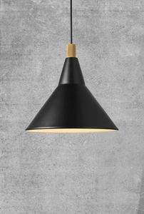 BRASSY DFTP E27 25W Metall-Pendelleuchte Schwarz small 1