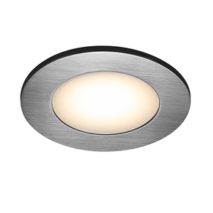 LEONIS Nordlux LED-Einbauleuchte Kunststoff Gebürstetes Nickel small 1