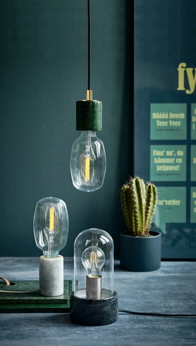 Prüfen Nordlux E27 60W Marmor Grün SIV Pendelleuchte