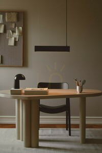 DFTP Beau 50 Pendelleuchte schwarz, 50 cm, S14S 8 W small 5