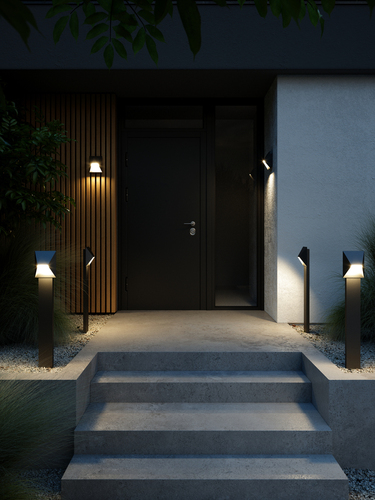 Prüfen PONTIO Gartenlampe Nordlux GU10 25W Aluminium Schwarz