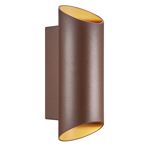 Prüfen NICO Nordlux GU10 2x35W Aluminium verrostet Wandleuchte