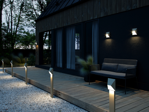 Prüfen PONTIO Gartenlampe Nordlux GU10 25W Aluminium Beige