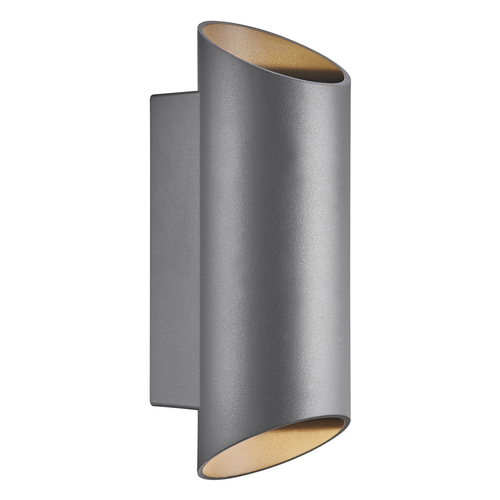 Prüfen NICO Nordlux GU10 2x35W Aluminium Anthrazit Wandleuchte