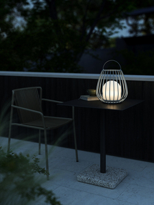 Jim Nordlux LED Metall Grau Batterie Lampe small 0
