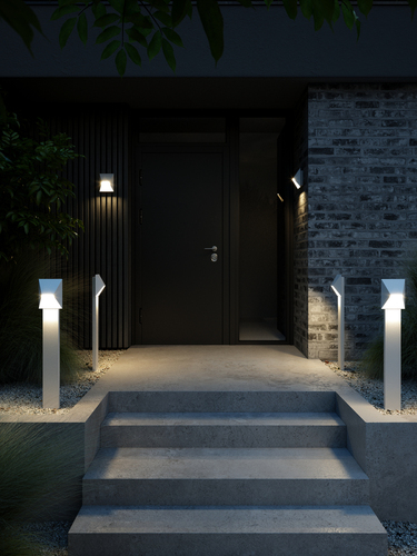 Prüfen PONTIO Gartenlampe Nordlux GU10 25W Aluminium Weiß