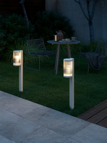 Prüfen COUPAR Gartenlampe Nordlux E27 25W Aluminium Beige