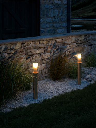 Prüfen LINTON Nordlux E27 15W Messing Gartenlampe