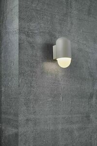 HEKA Wandleuchte Nordlux E27 60W Aluminium Beige small 1