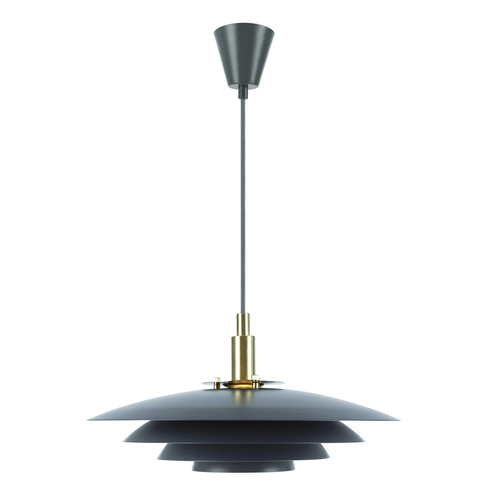 Prüfen BRETAGNE Pendelleuchte Nordlux G9 25W Metall Grau