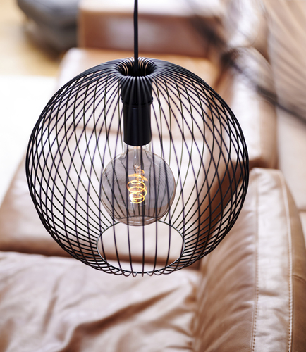 Prüfen BERONI Nordlux E27 60W Metall Pendelleuchte Schwarz