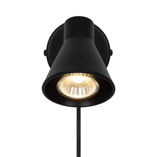 Prüfen EIK Nordlux GU10 35W Metall Schwarz Wandlampe.