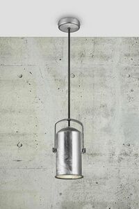 Nordlux Porter 9 Pendelleuchte E27 60 W verzinkt mit schwenkbarem Schirm small 5