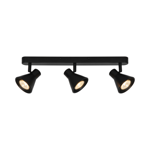 Prüfen EIK Nordlux GU10 3X35W Metall-Deckenleuchte Schwarz