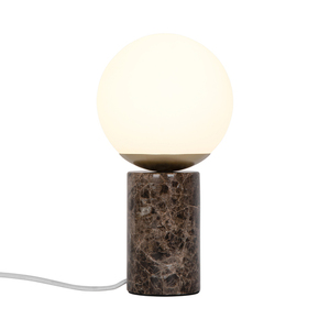 LILLY Tischlampe Nordlux E14 25W Glas Braun small 1