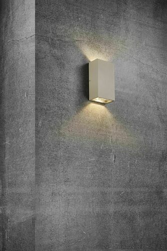 Prüfen Nordlux Rold Flat LED-Außenwandleuchte sandfarben 84151008