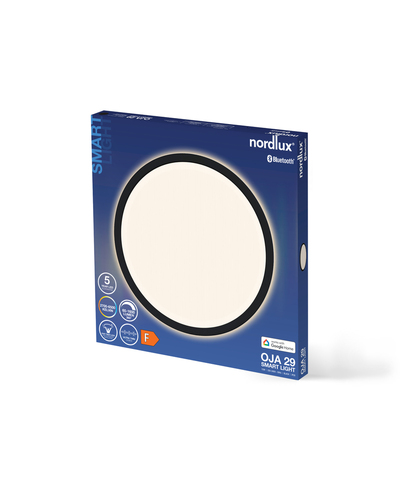 Prüfen OjaSmart Nordlux LED-Deckenleuchten Kunststoff Schwarz