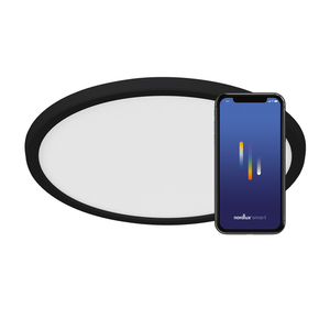 OjaSmart Nordlux LED-Deckenleuchten Kunststoff Schwarz small 0