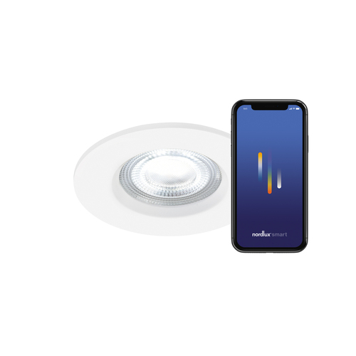 Prüfen DonSmart Nordlux LED-Einbauleuchte Kunststoff Weiß
