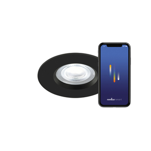 DonSmart Nordlux LED-Einbauleuchte Kunststoff Schwarz small 1