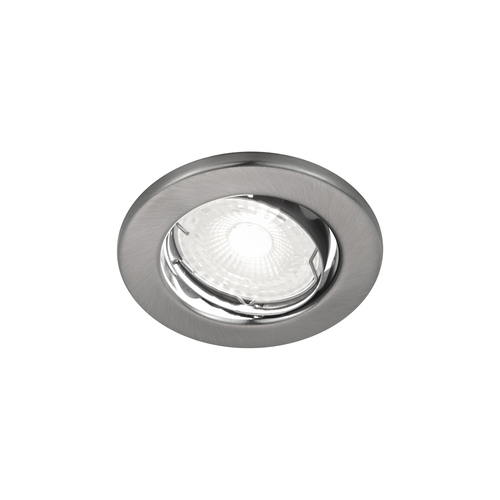Prüfen CANIS Nordlux GU10 50W Metall gebürstetes Nickel Unterputz-Leuchtmittel