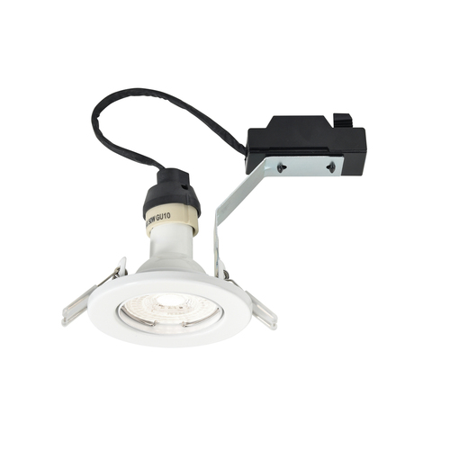 Prüfen CANIS Nordlux GU10 50W Metall Weiß Einbauleuchte
