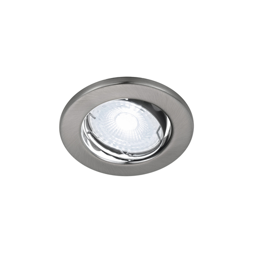 Prüfen CANIS Nordlux GU10 50W Metall gebürstetes Nickel Unterputz-Leuchtmittel