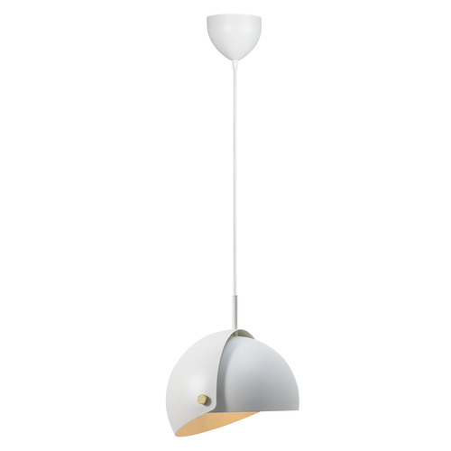 Prüfen Align DFTP E27 15W Metall Weiß Pendelleuchte