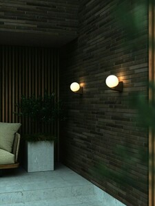 HAYLEY Nordlux E27 25W Metall Bronze Wandleuchte small 1