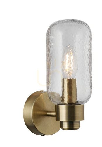 Prüfen TUTAN Nordlux E27 Metall-Messing-Wandleuchte