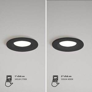 TIAKI Nordlux LED-Einbauleuchte Kunststoff Schwarz small 3