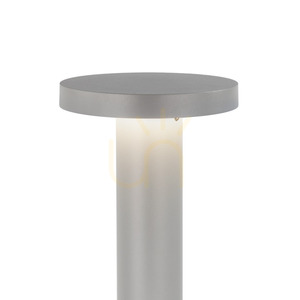 Pollerleuchte Norlys Borg Bollard 6120AL LED 16,1 W 3000 K, 35 cm, hellgrau RAL 9006 small 2