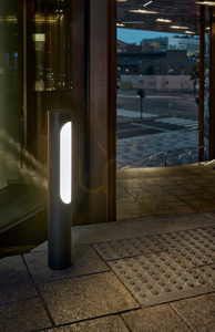 LED-Pollerleuchte Kisa 5180GR Graphit RAL 7016, 85 cm, 8,8 W, 3000 K - Norlys small 1