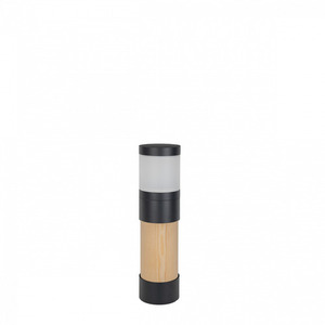 Pollerleuchte LILLESAND Wood 2339 Aluminium RAL 9006 - NORLYS small 1