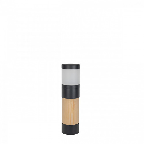 Prüfen Lillesand Wood Light Post 2351 Aluminium 9006 Norlys.
