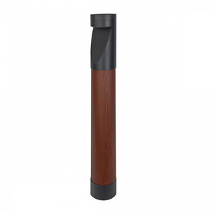 Oppland Wood Light Post 2365 Aluminium 9006 Norlys. small 0