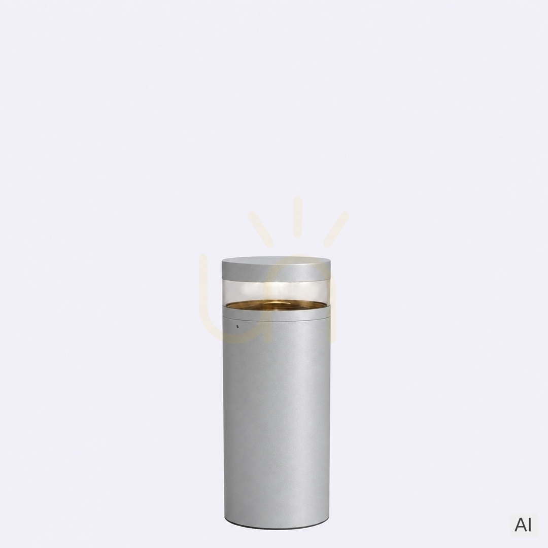 Stavanger 5061 bollard light aluminium RAL 9006 Norlys