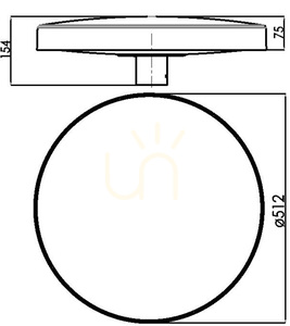 LED-Mastaufsatzleuchte Borg 6150AL für Mast ø60 mm, 32 W, 3000 K, hellgrau RAL 9006 – NORLYS small 1