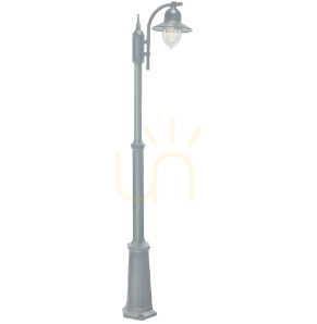 Gartenlaterne Como 371WH mit Teleskopmast 182–249 cm, E27, Weiß RAL 9003 – Norlys small 0