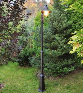 Gartenlaterne Como 371WH mit Teleskopmast 182–249 cm, E27, Weiß RAL 9003 – Norlys small 2