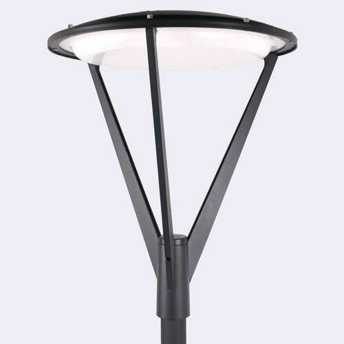Prüfen Mastaufsatzleuchte Norlys HAMMERFEST 6141 LED 32W 3000K IP65 graphit RAL 7016